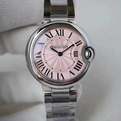 BALLON BLEU DE  33-36 MM V6 FACTORY PINK DIAL